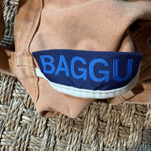 BAGGU Horizontal Duck in recycled cotton canvas in Bisque - Picture 6 of 8